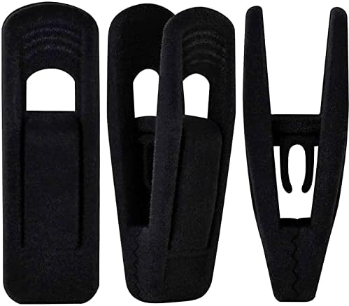 Zwarte fluwelen kledinghangerclips, 60 stuks, stevige vingerclips voor fluwelen kledinghangers, rokhangerclips geschikt voor fluwelen kledinghangers. Zwarte fluwelen kledinghangerclips, 60 stuks, stevige vingerclips voor fluwelen kledinghangers, rokhangerclips geschikt voor fluwelen kledinghangers.