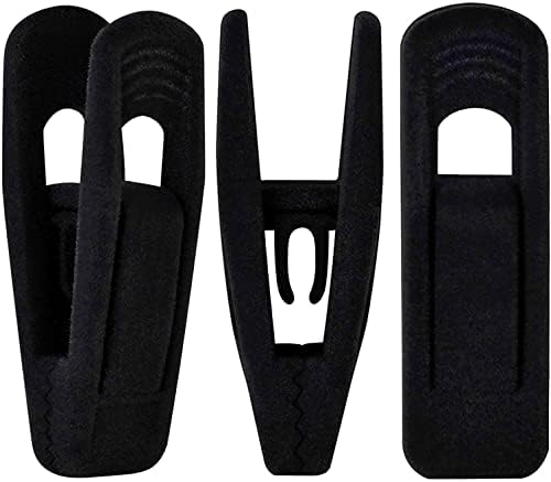 Zwarte fluwelen hangerclips, 20 stuks, antislip fluwelen clips voor kledinghangers (broeken en rokken), sterke vingerclips, perfect voor dunne fluwelen hangers. Zwarte fluwelen hangerclips, 20 stuks, antislip fluwelen clips voor kledinghangers (broeken en rokken), sterke vingerclips, perfect voor dunne fluwelen hangers.